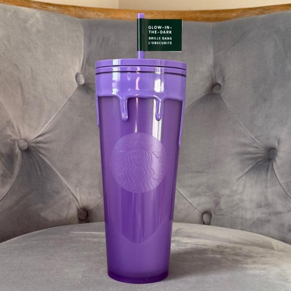 Starbucks Amethyst Ooze Glow-in-the-Dark Cold Cup (24 oz)